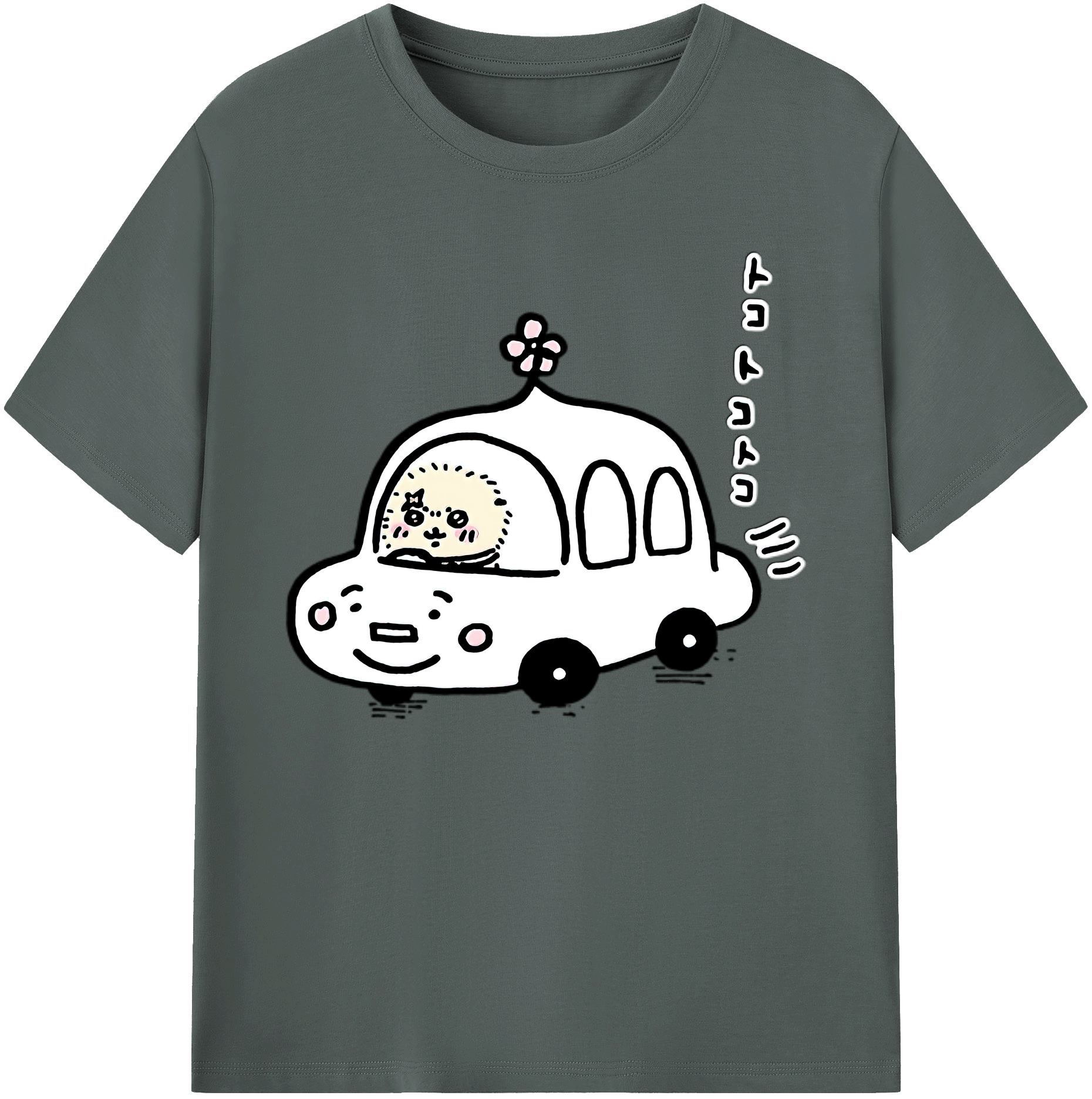 （画像用） ちいかわ ラッコ Chii-kawa Sea otter 綿100％ メンズ半袖Tシャツ｜肌触りやわらか＆通気性